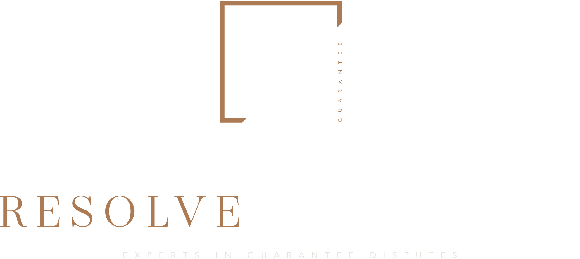 Big Resolve Guarantee White Logo